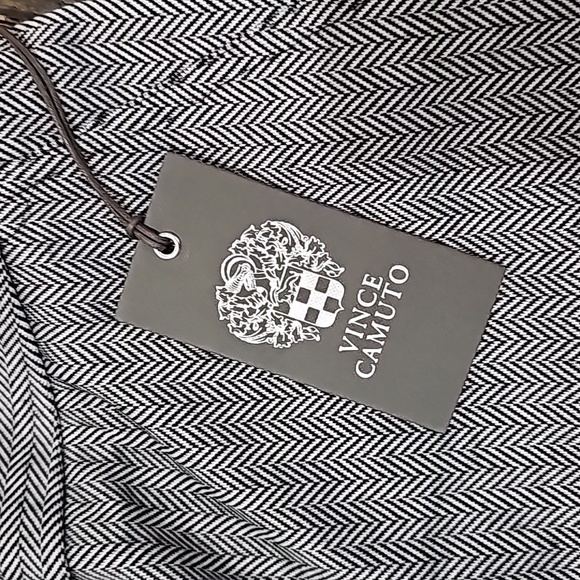 VINCE CAMUTO black & white tweed sz 10 Petite new NWT - Picture 3 of 7